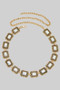 Vintage Estate Romance Gem Chain Belt