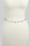 Romance Heart Flower Link Chain Belt