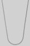 Classic Box Link Brass Necklace