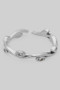 Delicate Wavy Vine Ring With Cz Pave
