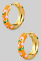 Lacquered Cherry Hinge Hoops