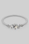 Dainty Baguette And Cz Pave Band Ring