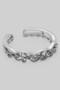 Delicate Textured Victorian Cutout Ring With Cz Pave