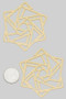 Triangle Cluster Cut Out Drop Earrings