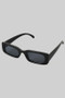 Slim Rectangle Flat Top Sunglasses