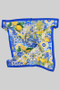 Lemon And Tile Pattern Square Scarf