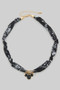 Rondelle Scarf Recon Ac Charm Necklace