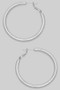 Timeless Brass Hinge Hoop Earrings