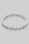 Delicate Cz Heart Link Band Ring