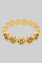 Cz Pave Cluster Link Band Ring