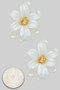 Pearly Flower Post Earrings
