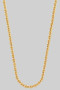 Classic Chain Link Brass Necklace