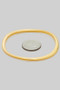 Brass Bangle Bracelet With Slight Wave