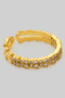 Dragonscale Double Stack Cz Ring