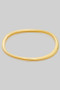 Brass Bangle Bracelet With Slight Wave