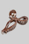 Marbled Acrylic Bow Hair Clip