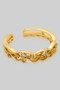 Delicate Textured Victorian Cutout Ring With Cz Pave