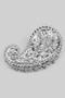 Metal Paisley Hair Clip