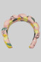 Bubble Cushion Lemon Print Headband