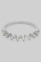 Dainty Cz Bow Link Thin Band Ring