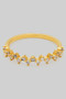 Dainty Cz Bow Link Thin Band Ring
