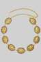 Horse Medallion Chain Belt