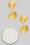 Textured Twist Drop Earrings