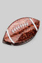 Small Glittery Acrylic Football Hair Clip
