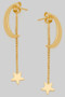 Crescent Moon Ear Jacket With Dangling Star
