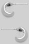 Dainty Chubby Scoop Hoops