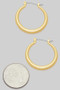 Crescent Width Hinge Hoops