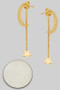 Crescent Moon Ear Jacket With Dangling Star