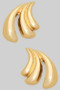 Triple Curve Stack Drop Earrings