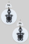 Acrylic Halloween Ghost Drop Earrings