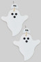 Fabric Halloween Ghost Drop Earrings