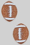 Glittery Football Studs
