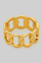 Chain Link Brass Ring