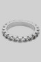 Oval Cz Stone Band Ring