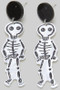 Skeleton Drawing Earrings