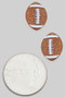 Glittery Football Studs