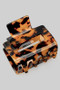 Tortoise Square Cutout Hair Clip