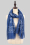 Paisley Print Versatile Vest Or Long Scarf