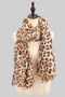 Cheetah Print Versatile Vest Or Long Scarf