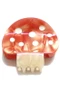 Mini Marbled Acrylic Mushroom Hair Clip