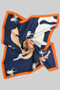 Digi Houndstooth Horse Print Square Scarf