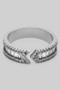 Lavish Baguette And Cz Pave Arrow Ring