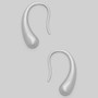 Classy Brass Pull Through Bulb Earrings