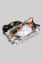 Marbled Acrylic Calico Cat Hair Clip