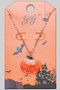 Halloween Pumpkin Pendant Necklace