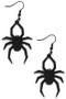 Acrylic Halloween Spider Drop Earrings
